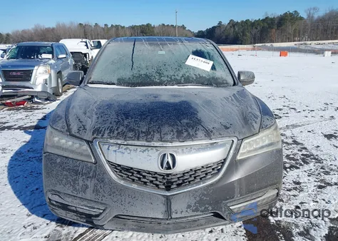 2014 Acura Mdx из США, поврежденный, VIN 5FRYD3H23EB002685